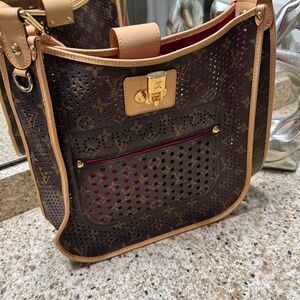 Louis Vuitton Fuchsia Monogram Perforated Musette